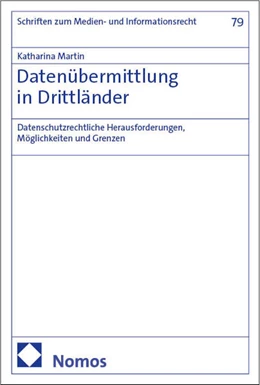 Abbildung von Martin | Datenübermittlung in Drittländer | 1. Auflage | 2025 | 79 | beck-shop.de
