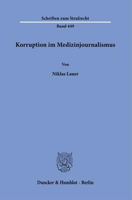 Abbildung von Lauer | Korruption im Medizinjournalismus | 1. Auflage | 2025 | beck-shop.de