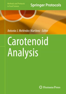 Abbildung von Meléndez-Martínez | Carotenoid Analysis | 1. Auflage | 2025 | beck-shop.de