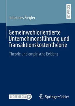 Abbildung von Ziegler | Gemeinwohlorientierte Unternehmensführung und Transaktionskostentheorie | 1. Auflage | 2025 | beck-shop.de
