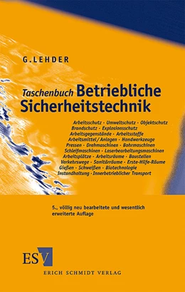 Abbildung von Lehder | Taschenbuch Betriebliche Sicherheitstechnik | 5. Auflage | 2007 | beck-shop.de