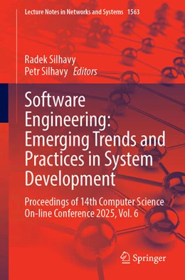 Abbildung von Silhavy | Software Engineering: Emerging Trends and Practices in System Development | 1. Auflage | 2025 | beck-shop.de