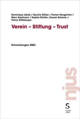 Abbildung von Jakob / Kaufmann | Verein - Stiftung - Trust | 1. Auflage | 2025 | 2024 | beck-shop.de