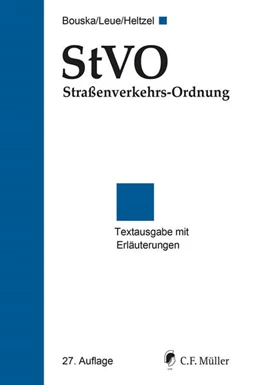 Abbildung von Heltzel | StVO Straßenverkehrs-Ordnung | 27. Auflage | 2025 | beck-shop.de