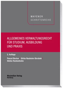 Abbildung von Becker / Nauheim-Skrobek | Allgemeines Verwaltungsrecht für Studium, Ausbildung und Praxis | 2. Auflage | 2025 | beck-shop.de