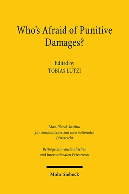 Abbildung von Lutzi | Who's Afraid of Punitive Damages? | 1. Auflage | 2025 | beck-shop.de