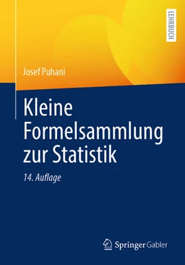 Abbildung von Puhani | Kleine Formelsammlung zur Statistik | 14. Auflage | 2025 | beck-shop.de
