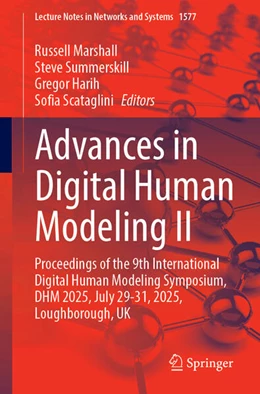 Abbildung von Marshall / Summerskill | Advances in Digital Human Modeling II | 1. Auflage | 2025 | beck-shop.de
