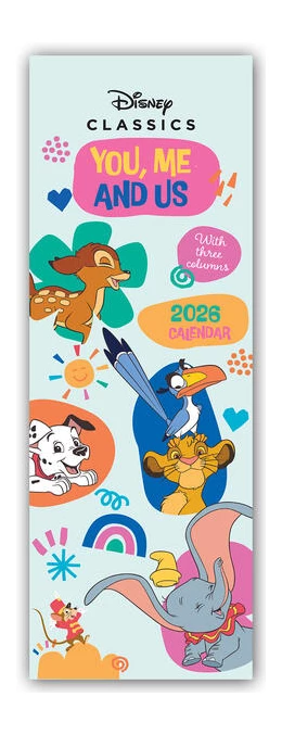 Abbildung von Danilo | Disney Classics - You, Me and Us 2026 - Slimline-Kalender | 1. Auflage | 2025 | beck-shop.de