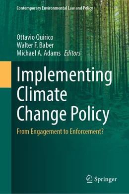 Abbildung von Quirico / F. Baber | Implementing Climate Change Policy | 1. Auflage | 2025 | beck-shop.de