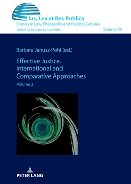 Abbildung von Janusz-Pohl | Effective Justice. International and Comparative Approaches | 1. Auflage | 2025 | beck-shop.de