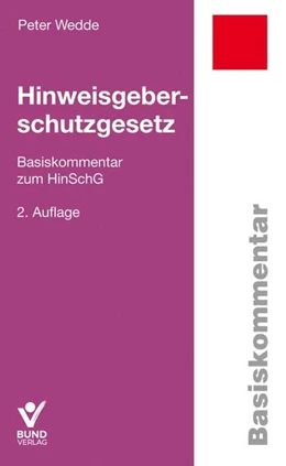 Abbildung von Wedde | Hinweisgeberschutzgesetz | 2. Auflage | 2025 | beck-shop.de