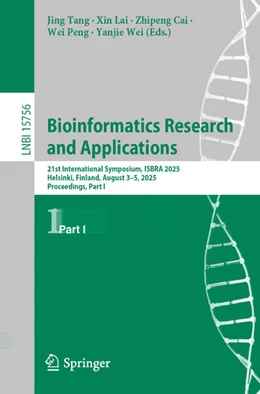 Abbildung von Tang / Lai | Bioinformatics Research and Applications | 1. Auflage | 2025 | beck-shop.de