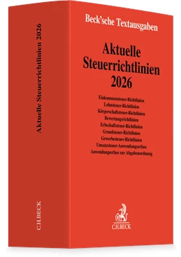 Abbildung von Aktuelle Steuerrichtlinien 2026 | 1. Auflage | 2026 | beck-shop.de