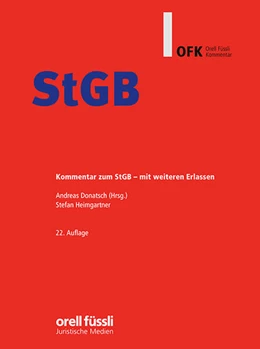 Abbildung von Donatsch / Isenring | StGB Kommentar | 22. Auflage | 2025 | beck-shop.de