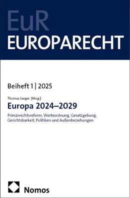 Abbildung von Jaeger | Europa 2024–2029 | 1. Auflage | 2025 | beck-shop.de