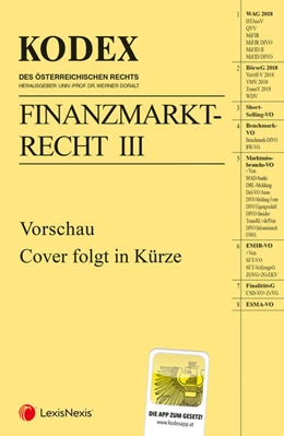 Abbildung von Doralt | KODEX Finanzmarktrecht Band III 2025 | 38. Auflage | 2025 | beck-shop.de