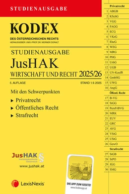 Abbildung von Doralt | KODEX JusHAK 2025 - inkl. App | 5. Auflage | 2025 | beck-shop.de