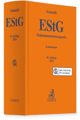 Abbildung von Schmidt | Einkommensteuergesetz: EStG Chat-Book | 45. Auflage | 2026 | beck-shop.de