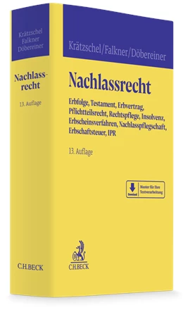 Abbildung von Krätzschel / Falkner | Nachlassrecht | 13. Auflage | 2026 | beck-shop.de