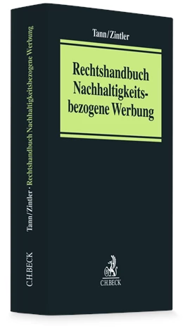 Abbildung von Tann / Zintler | Rechtshandbuch Nachhaltigkeitsbezogene Werbung | 1. Auflage | 2026 | beck-shop.de