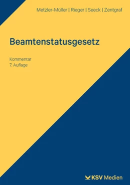 Abbildung von Metzler-Müller / Rieger | Beamtenstatusgesetz | 7. Auflage | 2025 | beck-shop.de