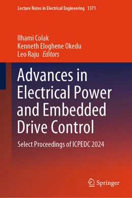 Abbildung von Colak / Okedu | Advances in Electrical Power and Embedded Drive Control | 1. Auflage | 2025 | beck-shop.de