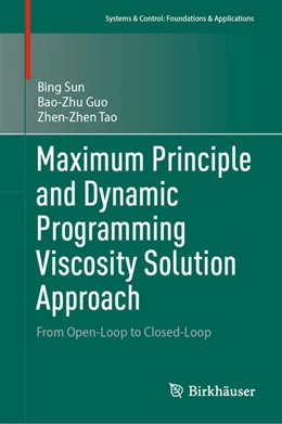 Abbildung von Sun / Guo | Maximum Principle and Dynamic Programming Viscosity Solution Approach | 1. Auflage | 2025 | beck-shop.de