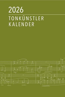 Abbildung von Tonkünstler-Kalender 2026 | 1. Auflage | 2025 | beck-shop.de