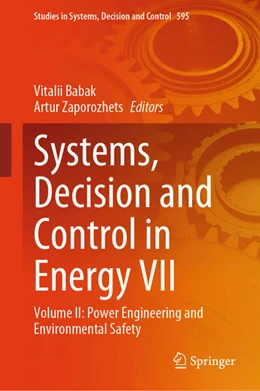 Abbildung von Babak / Zaporozhets | Systems, Decision and Control in Energy VII | 1. Auflage | 2025 | beck-shop.de