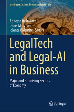 Abbildung von Inshakova / Matytsin | LegalTech and Legal-AI in Business | 1. Auflage | 2025 | beck-shop.de