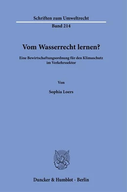 Abbildung von Loers | Vom Wasserrecht lernen? | 1. Auflage | 2025 | beck-shop.de
