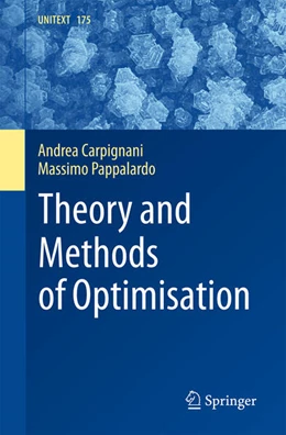 Abbildung von Carpignani / Pappalardo | Theory and Methods of Optimisation | 1. Auflage | 2025 | beck-shop.de