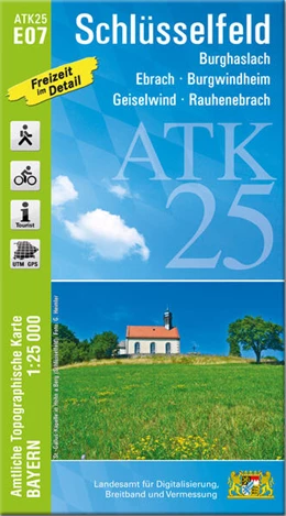 Abbildung von Landesamt für Digitalisierung | ATK25-E07 Schlüsselfeld (Amtliche Topographische Karte 1:25000) | 1. Auflage | 2025 | beck-shop.de