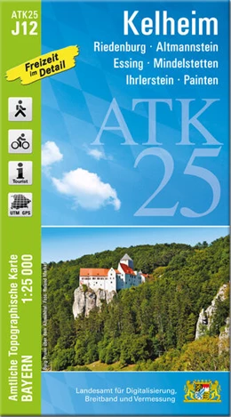 Abbildung von Landesamt für Digitalisierung | ATK25-J12 Kelheim (Amtliche Topographische Karte 1:25000) | 1. Auflage | 2025 | beck-shop.de