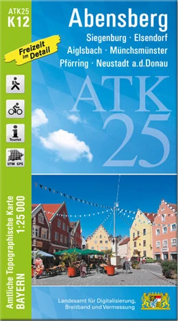 Abbildung von Landesamt für Digitalisierung | ATK25-K12 Abensberg (Amtliche Topographische Karte 1:25000) | 1. Auflage | 2025 | beck-shop.de