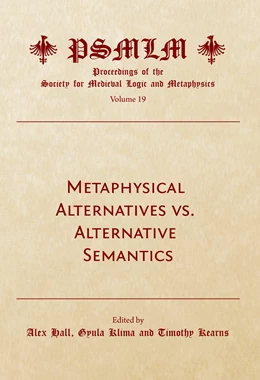 Abbildung von Hall / Klima | Metaphysical Alternatives vs. Alternative Semantics | 1. Auflage | 2025 | beck-shop.de