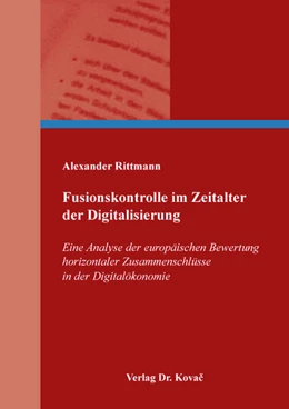 Abbildung von Rittmann | Fusionskontrolle im Zeitalter der Digitalisierung | 1. Auflage | 2025 | 503 | beck-shop.de