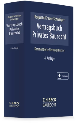 Abbildung von Roquette / Krause | Vertragsbuch Privates Baurecht | 4. Auflage | 2026 | beck-shop.de