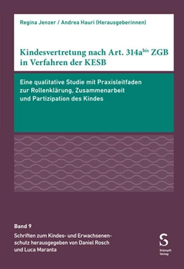 Abbildung von Hauri / Junker | Kindesvertretung nach Art. 314abis ZGB in Verfahren der KESB | 1. Auflage | 2025 | 9 | beck-shop.de