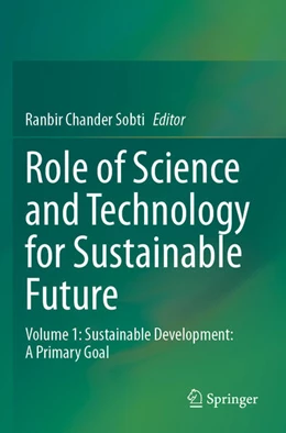 Abbildung von Sobti | Role of Science and Technology for Sustainable Future | 1. Auflage | 2025 | beck-shop.de