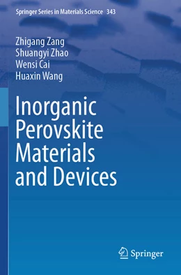 Abbildung von Zang / Zhao | Inorganic Perovskite Materials and Devices | 1. Auflage | 2025 | beck-shop.de