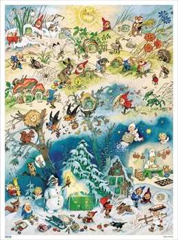 Abbildung von Korsch | Adventskalender 'Vier Jahreszeiten' 29 x 39 cm | 1. Auflage | 2025 | beck-shop.de