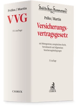 Abbildung von Prölss / Martin | Versicherungsvertragsgesetz: VVG | 33. Auflage | 2027 | beck-shop.de