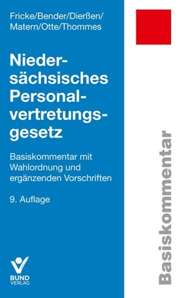 Abbildung von Fricke / Bender | Niedersächsisches Personalvertretungsgesetz | 9. Auflage | 2025 | beck-shop.de