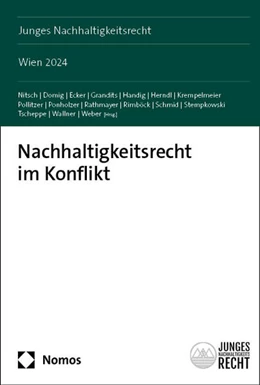 Abbildung von Nitsch / Domig | Nachhaltigkeitsrecht im Konflikt | 1. Auflage | 2025 | 3 | beck-shop.de
