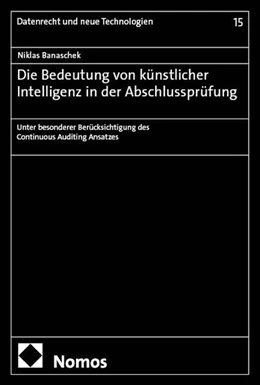 Abbildung von Banaschek | Die Bedeutung von künstlicher Intelligenz in der Abschlussprüfung | 1. Auflage | 2025 | 15 | beck-shop.de