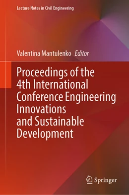 Abbildung von Mantulenko | Proceedings of the 4th International Conference Engineering Innovations and Sustainable Development | 1. Auflage | 2025 | beck-shop.de