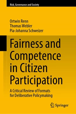 Abbildung von Renn / Webler | Fairness and Competence in Citizen Participation | 1. Auflage | 2026 | beck-shop.de