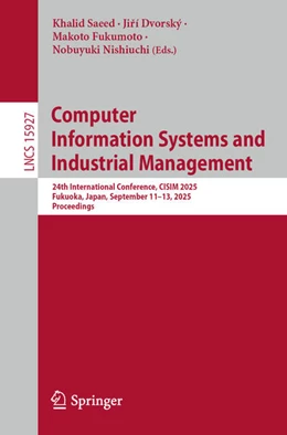Abbildung von Saeed / Dvorský | Computer Information Systems and Industrial Management | 1. Auflage | 2025 | beck-shop.de